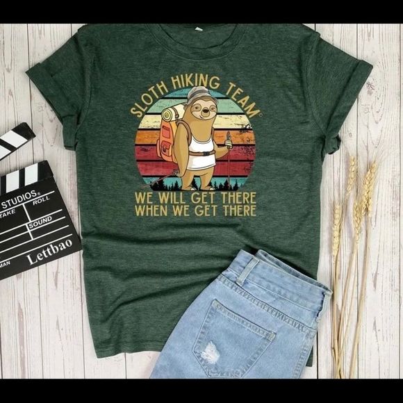 Tops - Sloth Hiking Team Tee